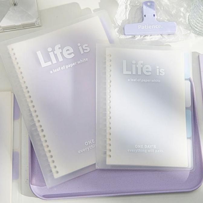 

Winzige Buku Binder B5 A5 Buku Loose Leaf Notebook Aesthetic Binder Kuliah Buku Tulis Sekolah Lucu Stationery Paper Kertas Binder Kuliah