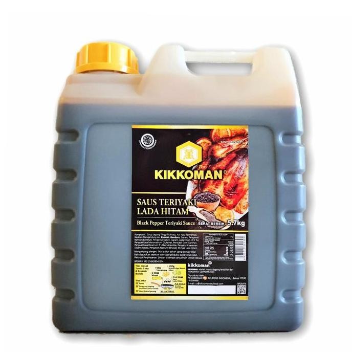 

Promo Kikkoman Teriyaki Lada Hitam Sauce Halal Jerigen 5 Liter