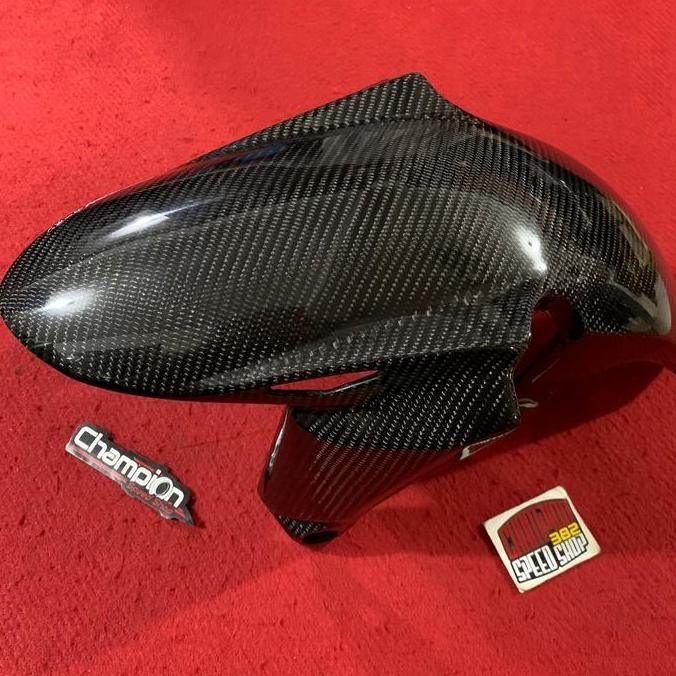 Front Fender Spakbor Depan Carbon Kevlar Kabon Cbr 150R Cbr150R K45R Baru