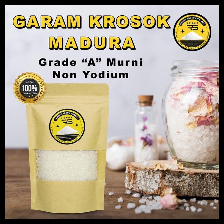 

BEST DEAL GARAM MADURA KASAR IKAN KROSOK GAREM LAUT NACL NATRIUM CHLORIDE GROSOK !!!!!!