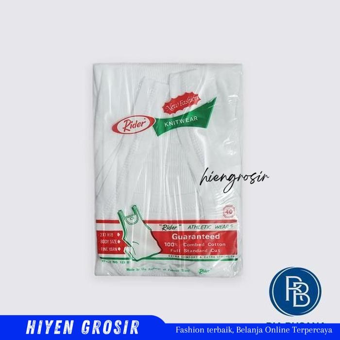 HG- RIA BUSANA RIDER SINGLET DEWASA PRIA POLOS 75     BY HIEN GROSIR FRESH 
