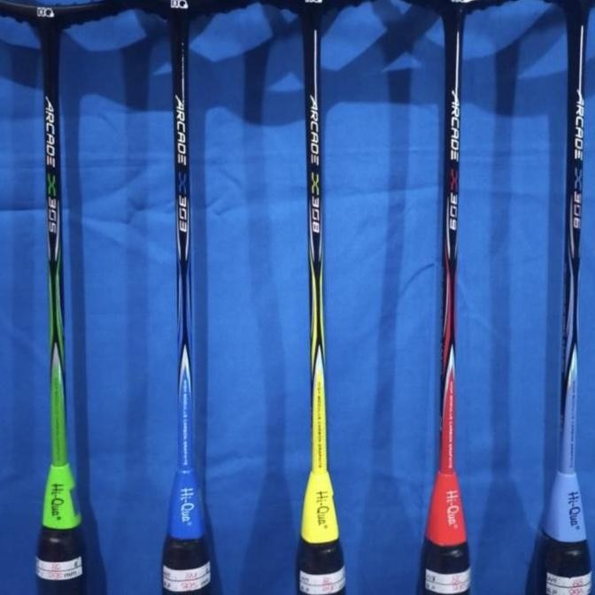 Raket Badminton Hiqua Hq New Arcade 303/305/306/308/309 Full Bonus Ori