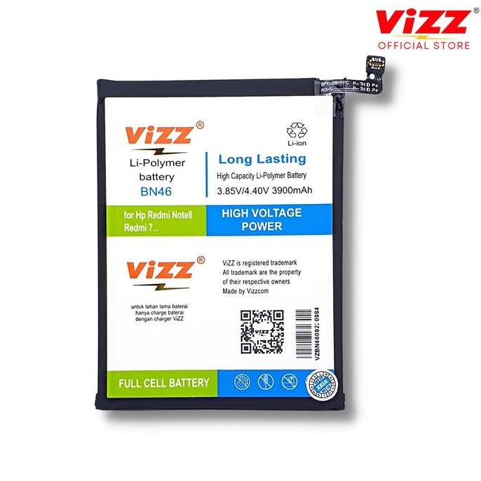 Vizz Baterai Xiaomi Bn46 Redmi 7 Original