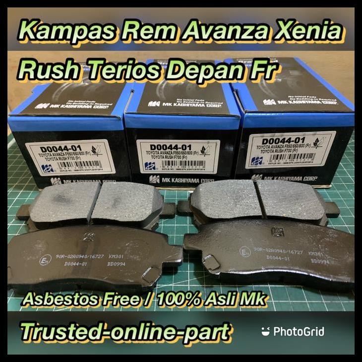 GRATIS ONGKIR KAMPAS REM AVANZA XENIA TERIOS RUSH 100% ASLI MK BIRU 