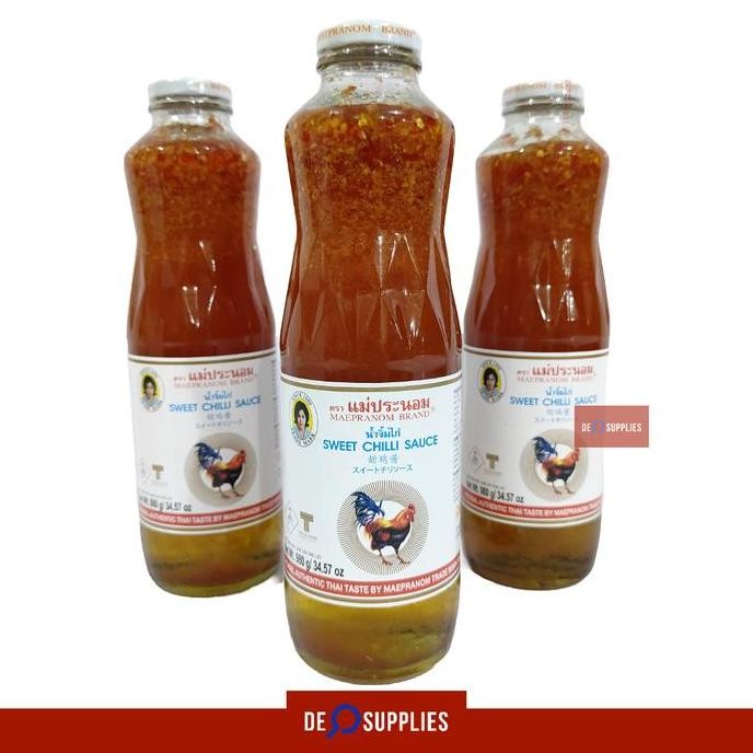 

Maepranom Sweet Chili Sauce 980gr - Saus Thai Pedas Manis Thailand