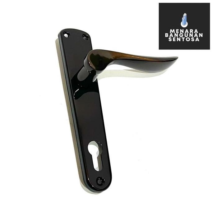 Handle SES 204 Aluminium Antik / Putih - Kunci Pintu SES Tarikan Pegangan Besar