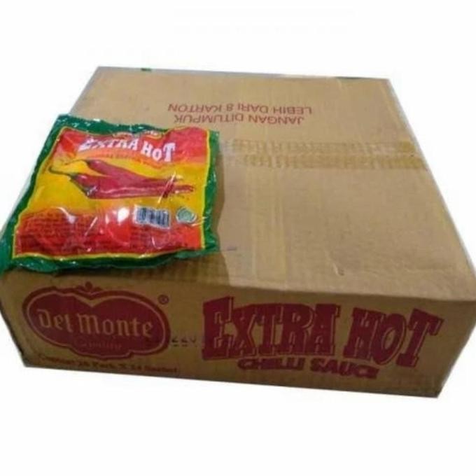 

Del Monte Extra Hot 1ctn 20x24 sachet Chili Sauce - Sambal Extra Pedas