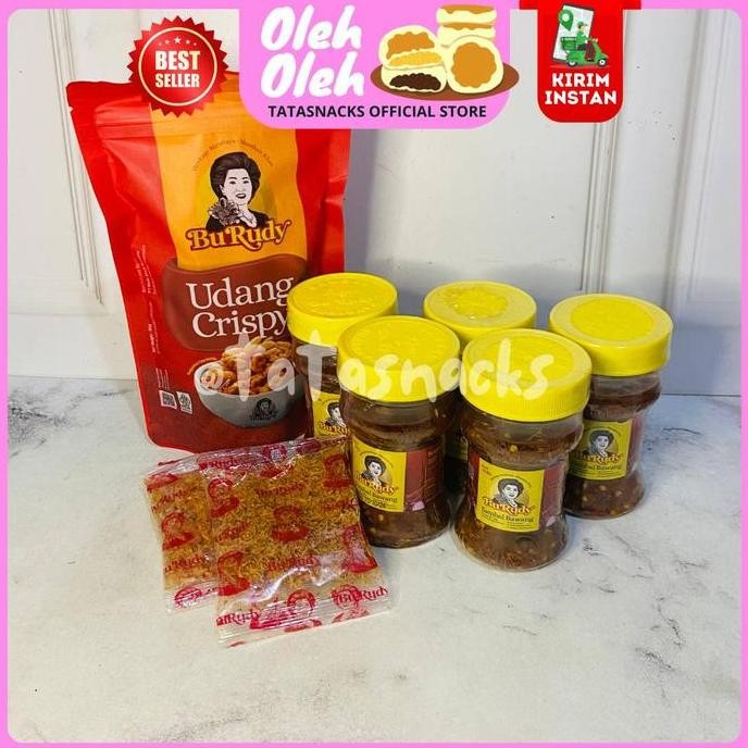 

Paket Sambal Bu Rudy J : 1 udang + 5 bawang