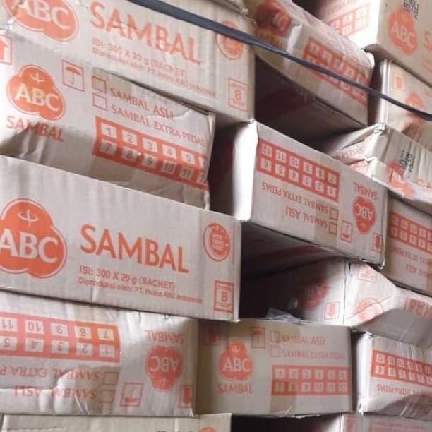 

Sambal Asli ABC 18 gram sachet Dus isi 30 pak