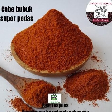 

Cabe bubuk super pedas 500gram chili powder cabe bubuk murni
