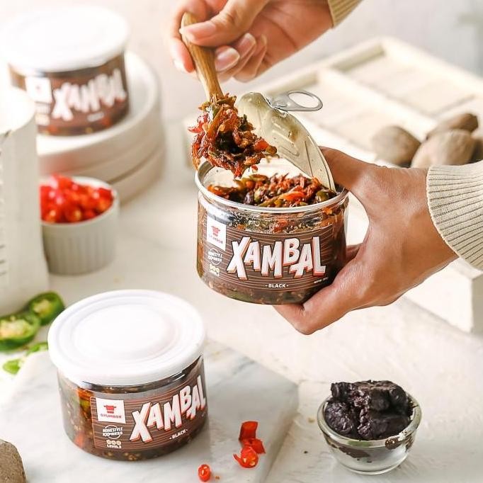 

Sambal Level 3 Sambel Bawang Cabe Merah Pedas Uleg Toples Ijo Gyumbox