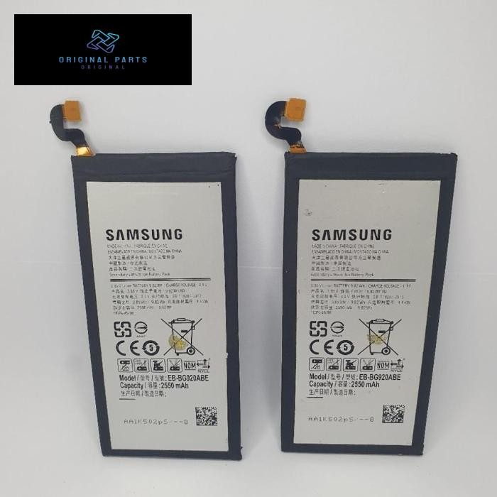BATERAI SAMSUNG S6 / S6 FLAT ORIGINAL BATERAI SAMSUNG S6 S6 FLAT EB-BG920ABE
