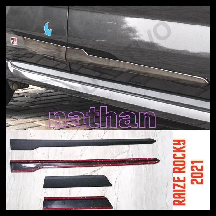 DISKON LIST BODY SAMPING MOBIL DAIHATSU ROCKY 2021 LIST BODY HITAM 