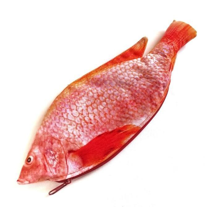 

Tempat Pensil Unik Bentuk Ikan Nila Merah Shrelo Untuk Sekolah Kantor Penggemar Mancing Kreasi Lokal Indonesia