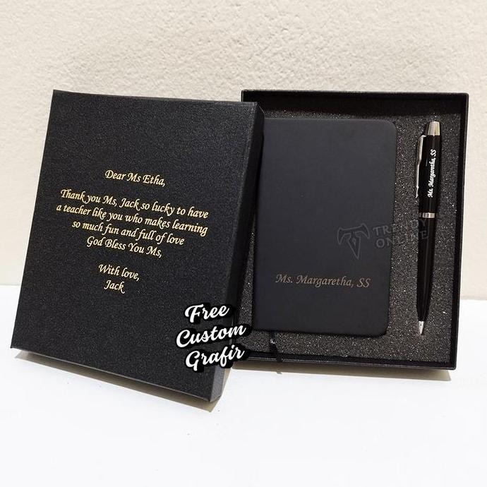 

Giftset Souvenir Notebook Ballpoint, Promosi, Hadiah Giftset Hampers