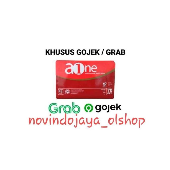 

HVS AONE A4/70 GSM KHUSUS GRAB DAN GOJEK