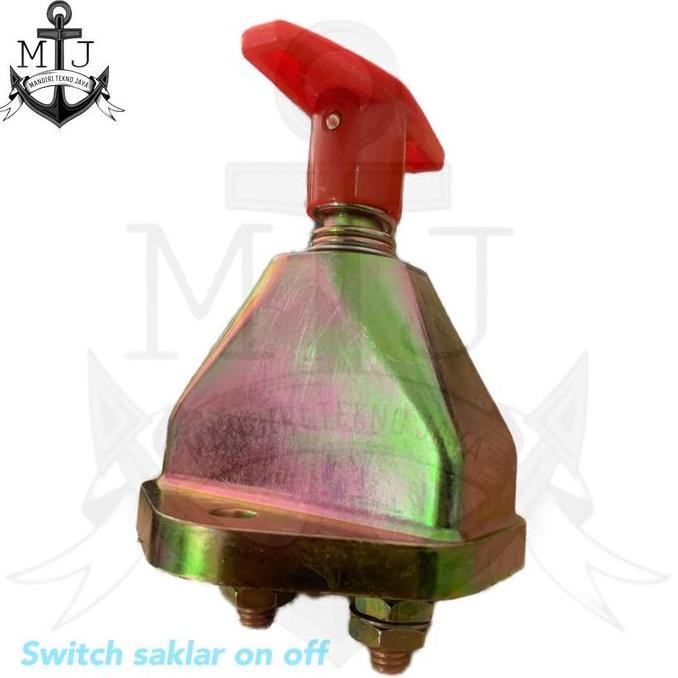 SWITCH SAKLAR ON OFF BATTERY GENSET AKI ENGINE CUT OFF SAKLAR PEMUTUS ORIGINAL DAN TERPERCAYA