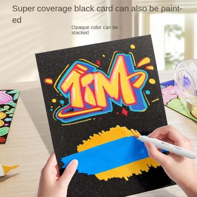 

ENMY Marker Akrilik Anak, Karet, fiti, Cat Tetap, Air Seni 24/48/60/80 Warna