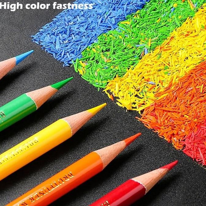 

[DOTDING] 48/72/120/160 Warna Minyak Profesional Pensil Warna Set Artis Lukisan Sketsa Kayu Warna Pensil Seni Sekolah perlengkapan