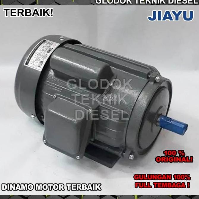 Elektro Motor Jiayu Taiwan 3 Hp 2 & 4 Pole 1 Phase