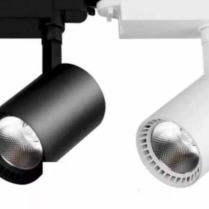 lampu sorot spot rel spot light track rel 7w 7 watt tembak led