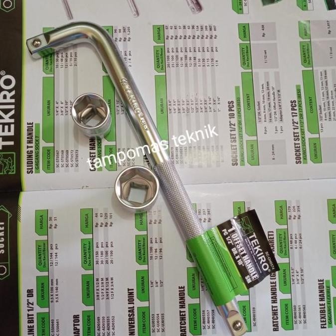 Kunci Cvt Tekiro Sok Set 19Mm 22 Mm + Gagang Shock Tekiro