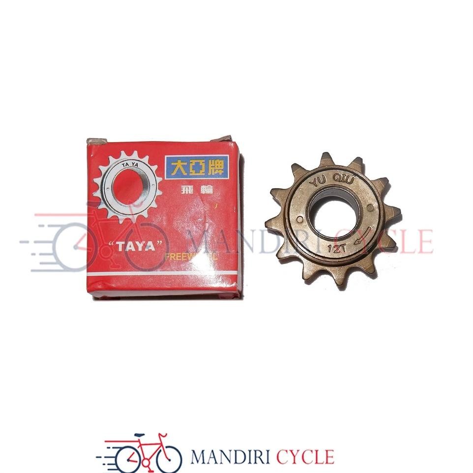 Freewheel 12T Ulir Taya Gi Belakang Single Speed Gear Sepeda Bmx Minion