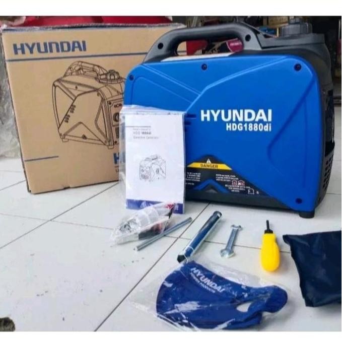 Genset silent inverter HYUNDAI HDG1880ID//Generator genset HYUNDAI