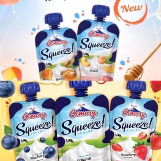 

CIMORY Squeeze Yogurt Pouch 120gr (6 pcs) Nugi