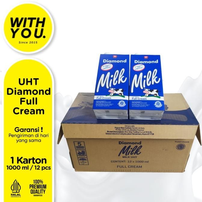 

Diamond Uht Fullcream 1 Karton @12pcs Nugi