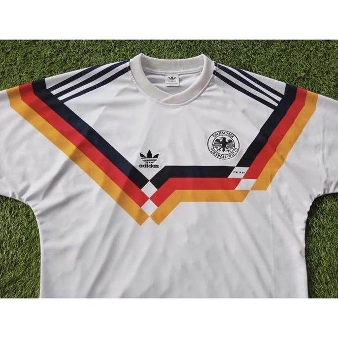 Jersey Retro Jerman 1990 Champions