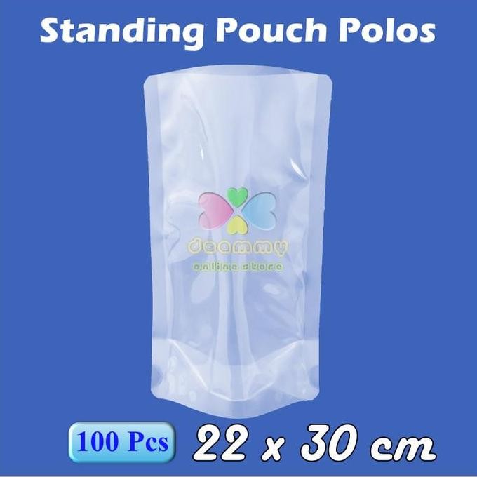 Plastik Vacum Standing Pouch 22 x 30 cm 2 Liter - Jkt