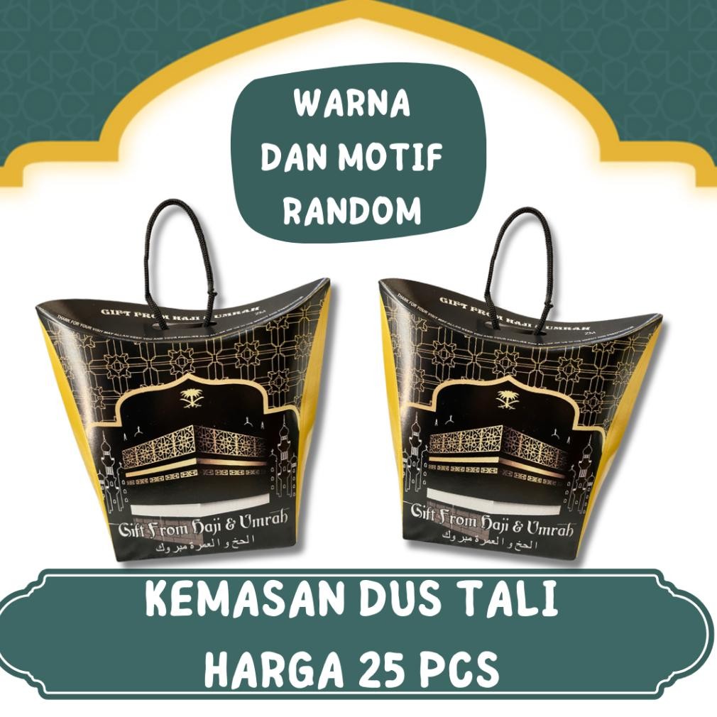 

OLEH OLEH HAJI DAN UMROH 25PCS DUS TALI I BOX SOUVENIR UNTUK ISIAN OLEH OLEH HAJI DAN UMROH ISI PER 25PCS I GIFT FROM HAJI HAMPERS HAJI DAN UMROH I BOX UMROH Nugi
