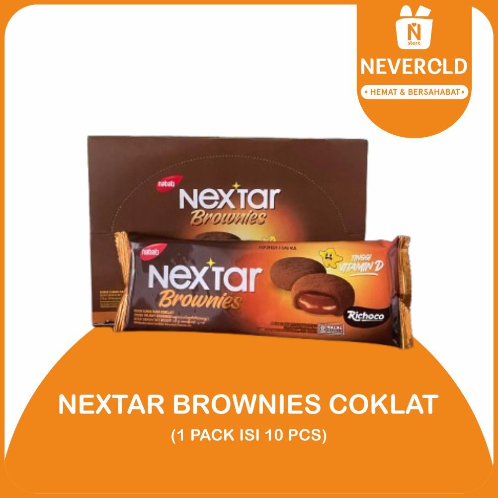 

NEXTAR BROWNIES COKLAT ISI 10 PCS @34GR Nugi
