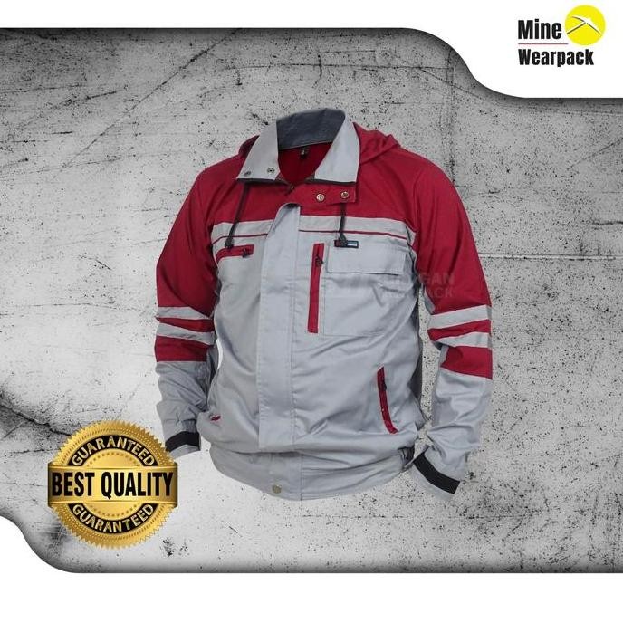 Safety Hoodie Scotlight Werpack Seragam Kerja Proyek Engineer Tambang