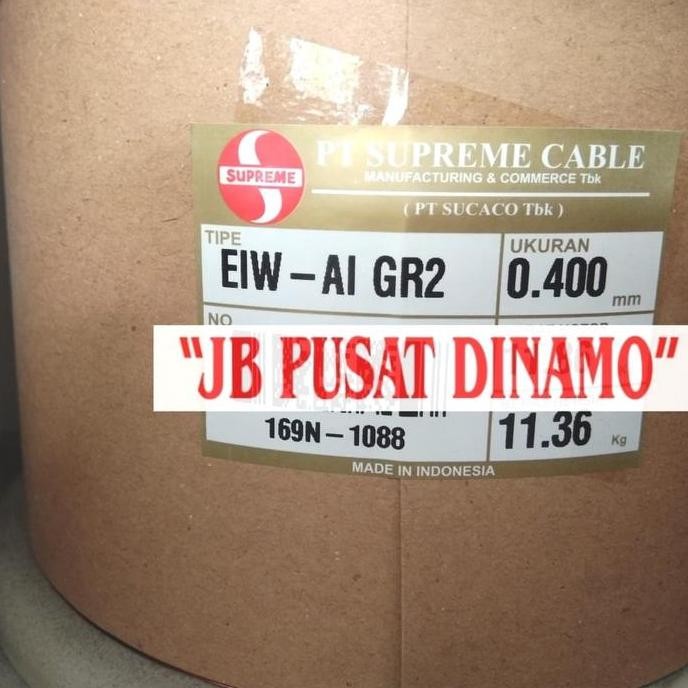 KAWAT TEMBAGA EMAIL 0,4 0.40 MM SUPREME EIW AI DINAMO Nugi