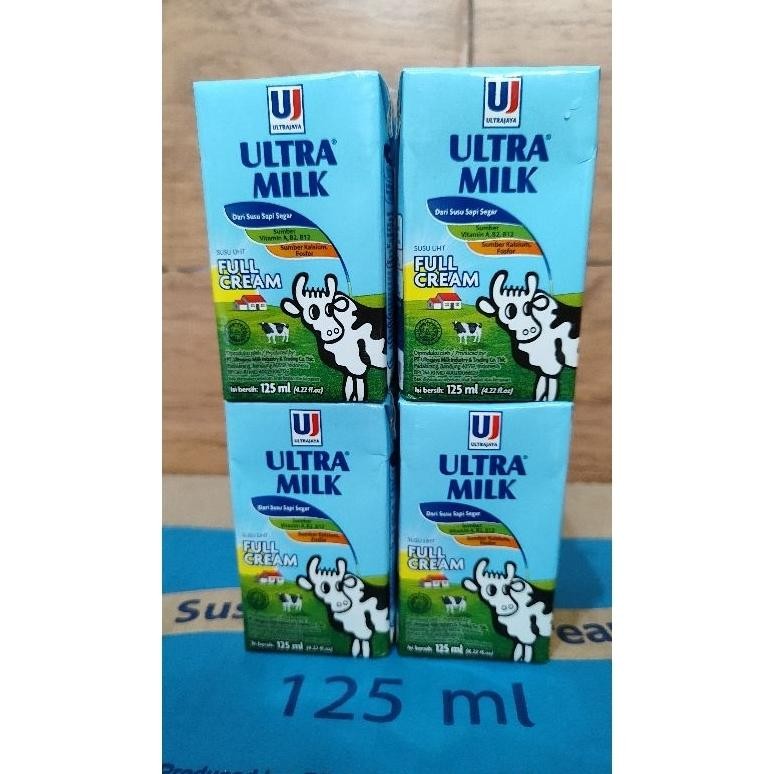 

Ultra Milk Susu UHT Full Cream 125 ml (isi 8 pcs) Nugi