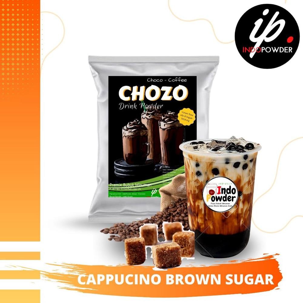 

CAPPUCINO BROWN SUGAR Powder Drink 1Kg - Bubuk Minuman Cappuccino Brown sugar 1Kg Nugi