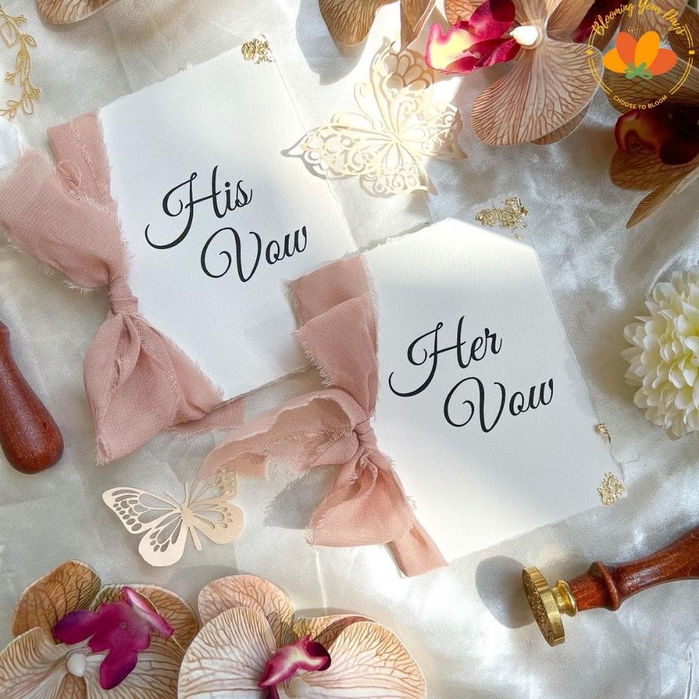 Custom Wedding Vow Book Wedding Stationery Express Nugi