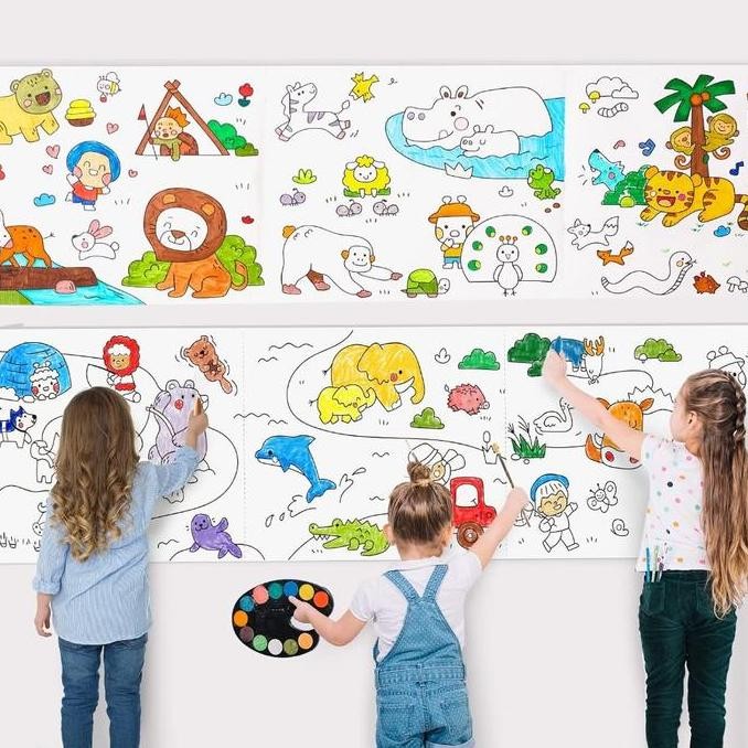 

DDM 3 METER Graffiti Scroll Kertas Mewarnai Jumbo Anak