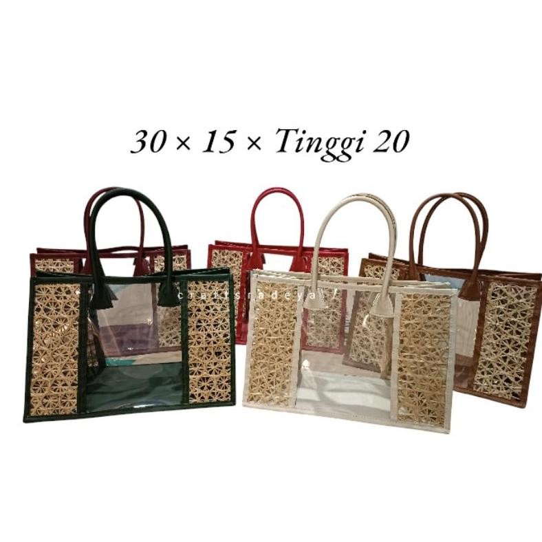 

Tas Mika Kombinasi Bambu Sisi Etnik / Hampers Lebaran Minimalist Parsel Iedfitri Imlek Natal Idulfitri Iduladha Nugi