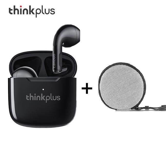[+ Pouch] Thinkplus Lp1 Headset Earphone Earbuds Tws Bluetooth Wireless Sound Hifi Stereo Coil Headp