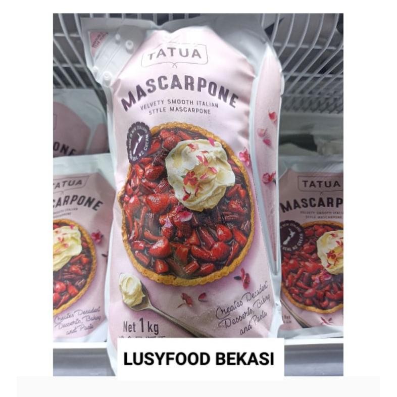 

Mascarpone Cheese Tatua 1kg Halal Tahan Lama Nugi