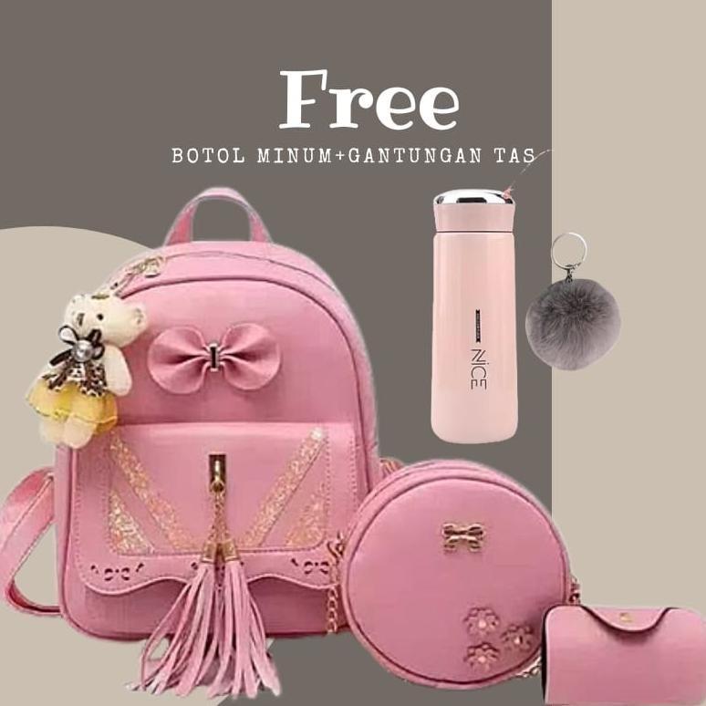 

TASMURAH30_Backpack V Pita Rumbai Korea/ termurah Tapi Bukan Murahan Nugi