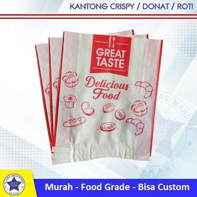 

Kantong crispy delicious / Kantong Donat / Kantong Roti / Chicken Crispy / Kantong Jamur @100 Pcs Nugi
