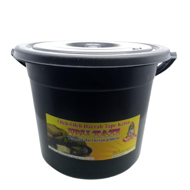 

Tape Ketan 100 Pcs Khas Cirebon/Kuningan Ibu Hj.Tati Kemasan Ember Nugi