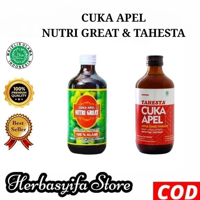 

Cuka Apel Tahesta & Nutri Great 300 ml Original Nugi
