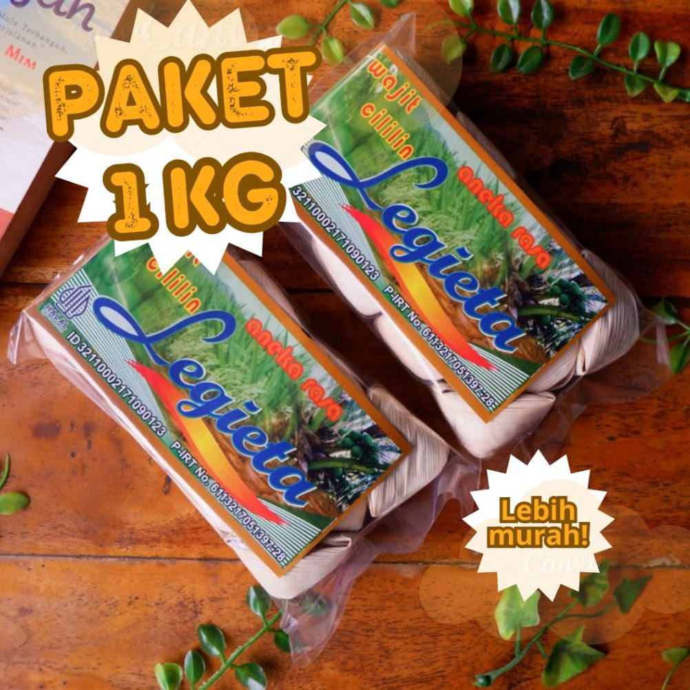 

Wajit Legieta Ketan Hitam 1kg / Wajit Asli Cililin / Wajik Bandung / Wajit Cililin / Wajik Ketan Nugi