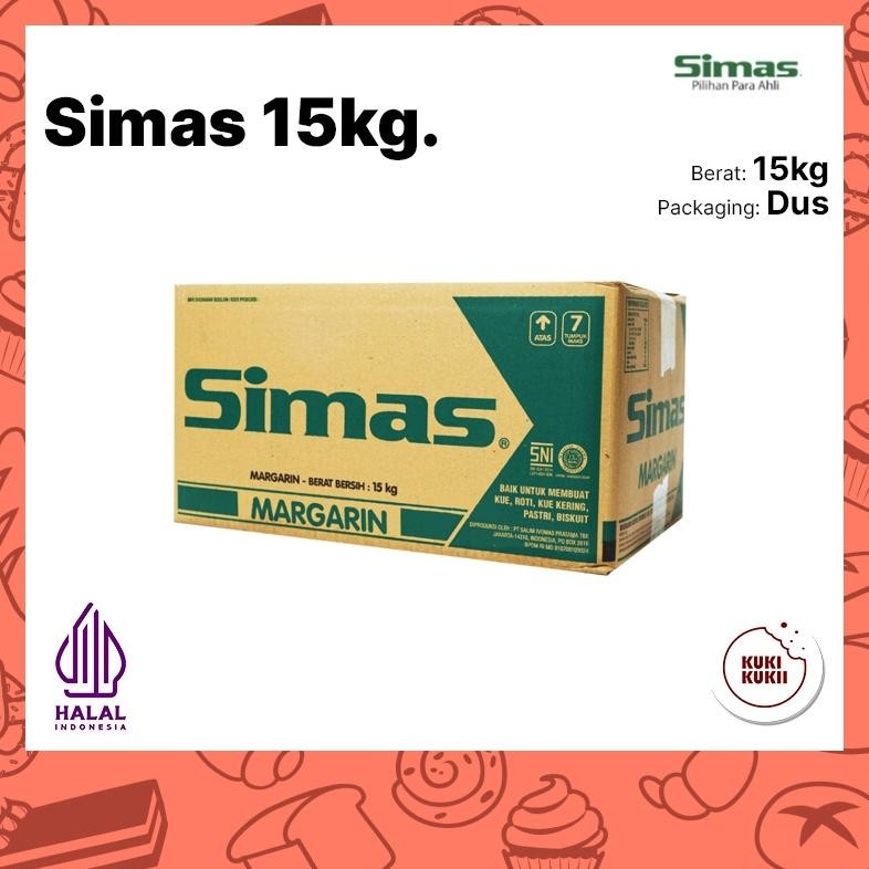 

Simas Margarine 15 kg | Mentega Simas 15kg (1 Karton) Nugi