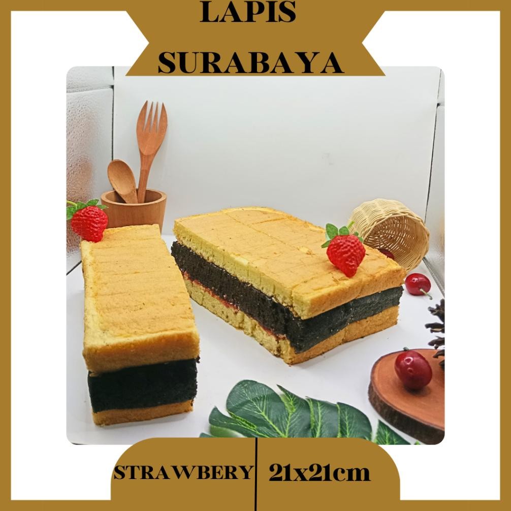 

Kue Lapis Surabaya Bolu Lapis Spikoe / Kue Bolu Panggang Selai Strawberry Nugi